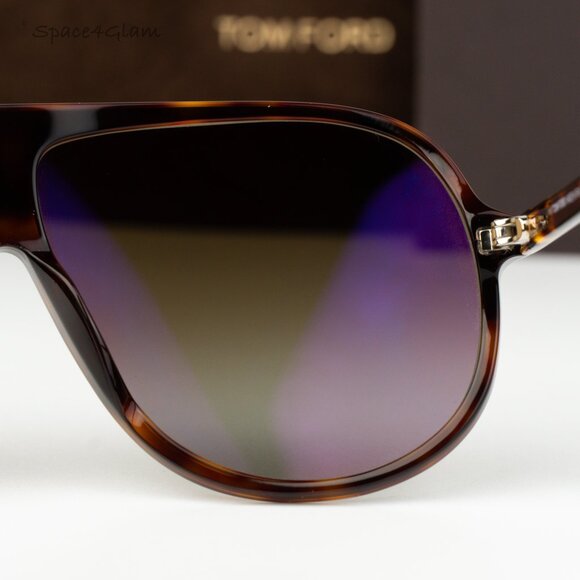 Tom Ford Women Sunglasses Havana Brown Gradient Pilot FT0998/S 56P NEW AUTHENTIC main image 5